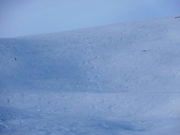 Stark frequentierte Hänge zur Thoralm