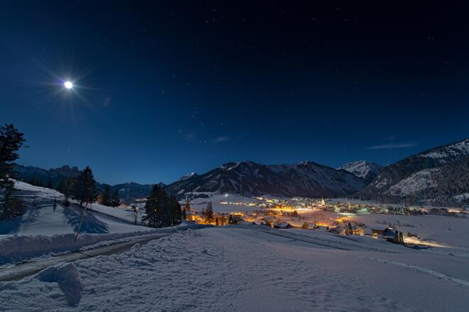 Wunderbar verschneites Tannheimer Tal.
