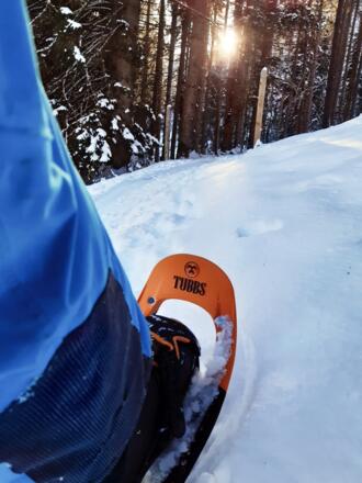 Schneeschuhwanderung Alpendorf
