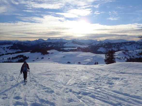 Auf den letzten Metern vorm Gipfel
