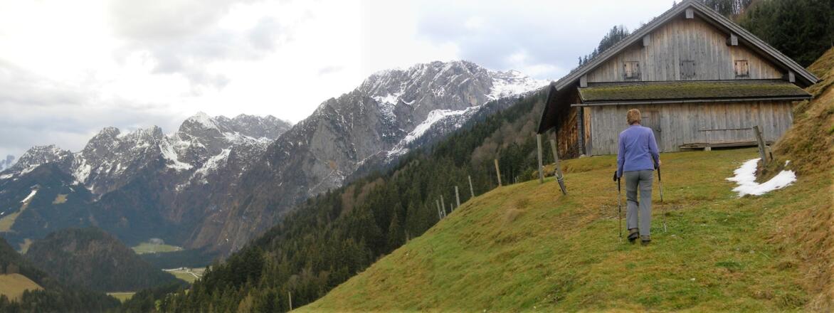Traunsteine bis Bleikogel hinter Rocherhütte