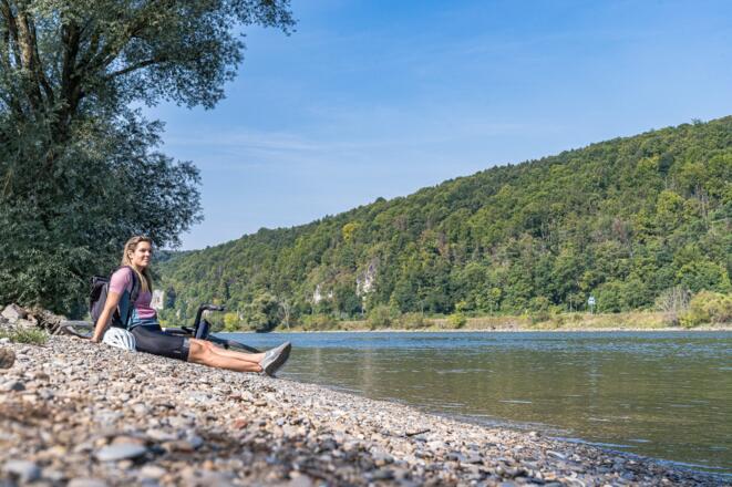 Pause an der Donau bei Matting