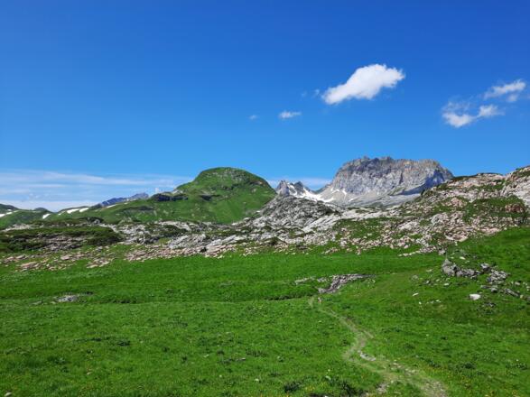 Wanderweg kurz vor dem Steinernen Meer