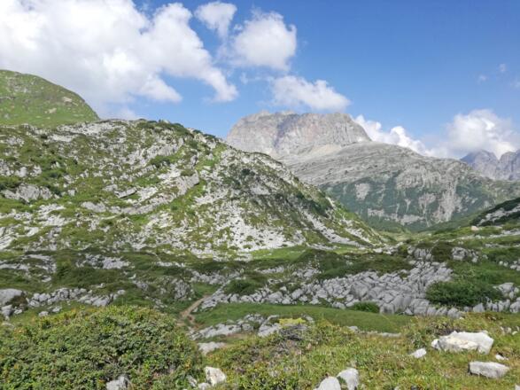 Steinernes Meer mit Roter Wand im Hintergrund