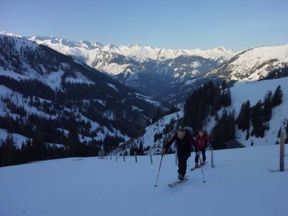 Auf Höhe der Draugsteinalm