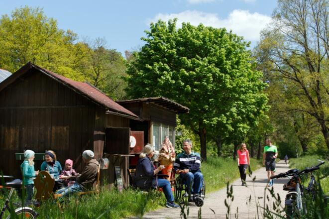Barrierearmer Wanderweg von Bernhardswald nach Erlbach
