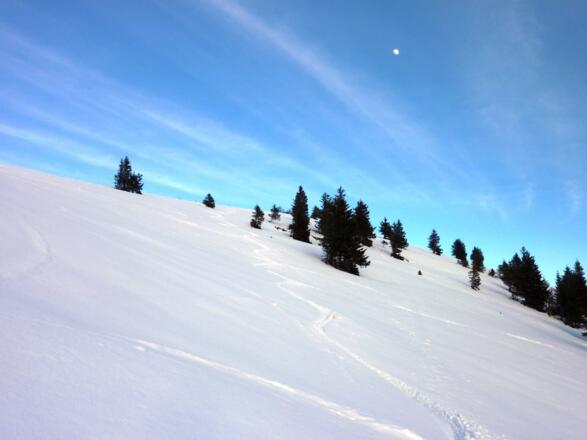 Abfahrt von der Thorhöhe