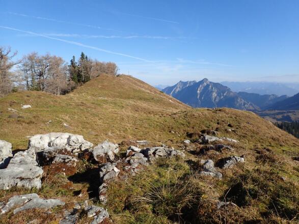 Am westlichen Eck des Gipfelkammes