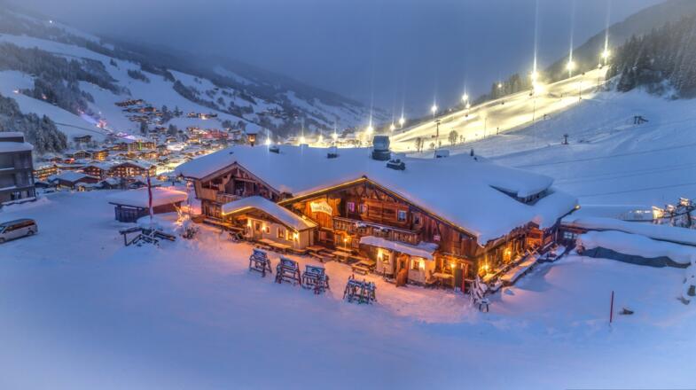 Das Restaurant Xandl-Stadl in Saalbach Hinterglemm
