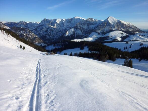 Aufstieg oberhalb der Thoralm