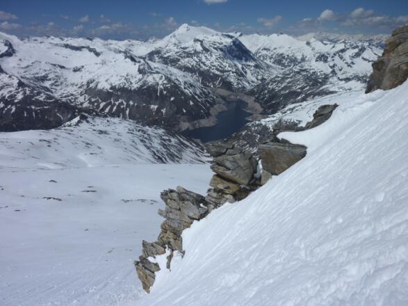 Ausblick zum Stausee
