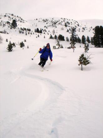 Abfahrt unterer Bereich