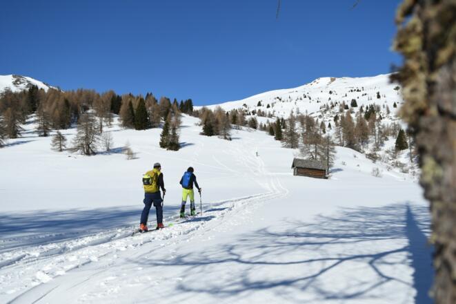 Auf den Egger Mähdern, Blick zum Eggerberg.