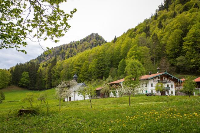 Urschlau: Bauernhof mit Kapelle Maria Schnee
