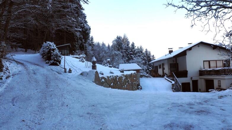 Knieparz unter der Leithen, bei ~400m links am Wanderweg ansteigen