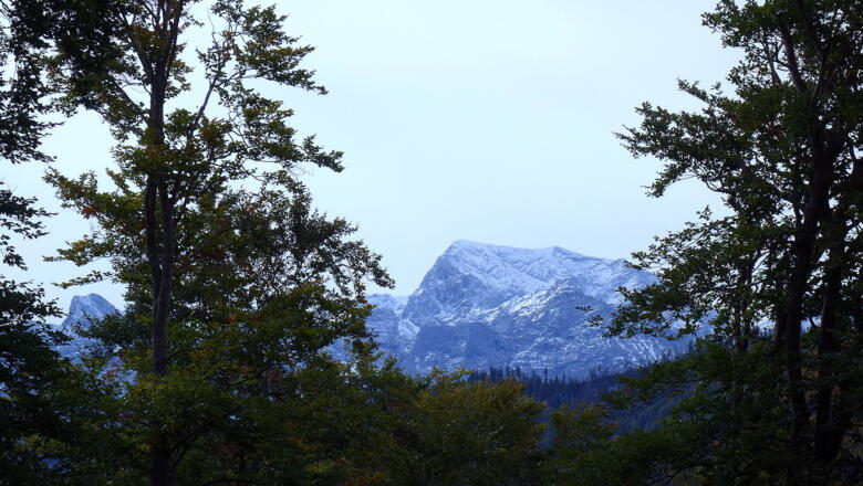 Teufelsmauer links, Gr.Priel rechts.