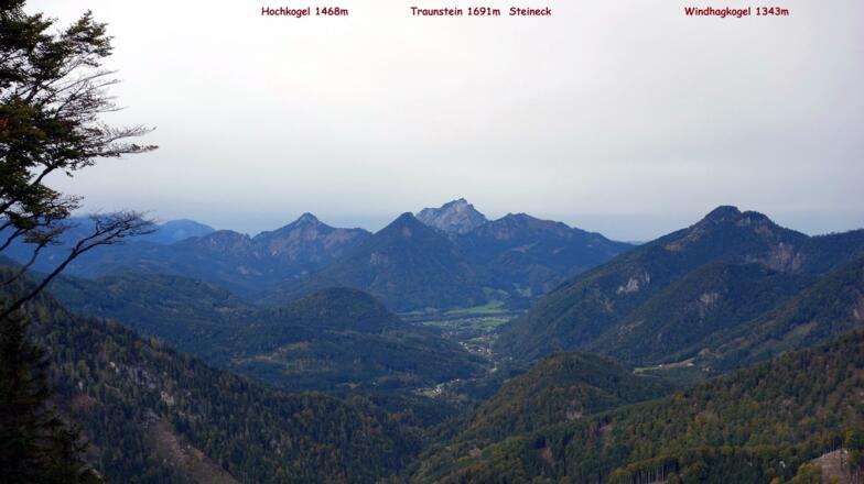 Speikogel 1214m, Gipfelblick nach Westen