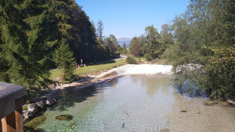 Badeplatzerl an der Torrener Ache im Bluntautal