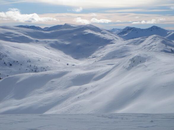 Ausblick in den Kessel der Karneralm