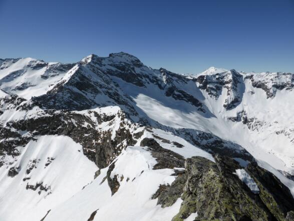 Hafner, rechts hinten Ankogel