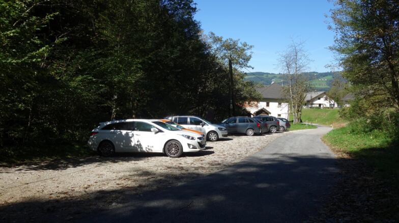Parkplatz Tießenbach ~525m