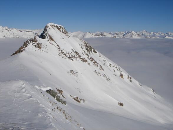 Auf der Balonspitze, Blick zur Grießenspitze
