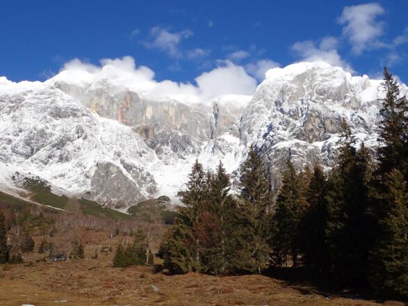 Hochkönig Südwand und Bratschenkopf