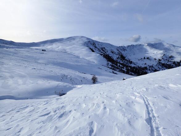 Gaipahöhe mit dem Anstiegsrücken