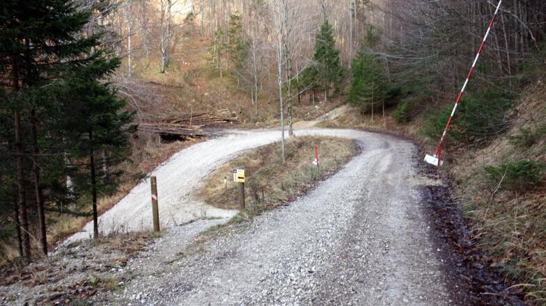Schranken, Bikerroute ~640m