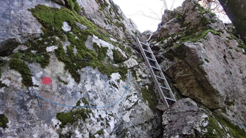 Übergang, versichert um 880m