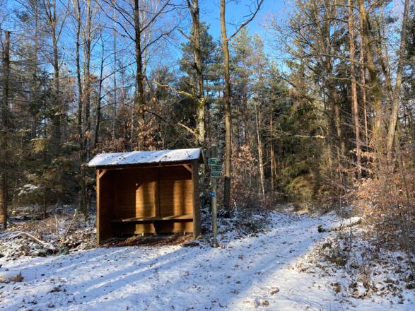 Hütte am Dreiherrenstein