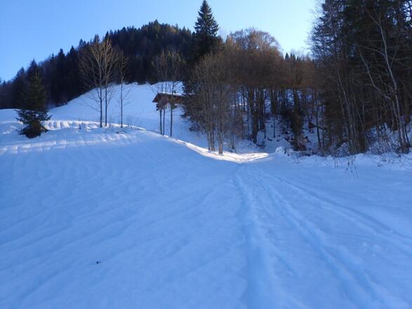 Aufstieg Richtung Dickkopf