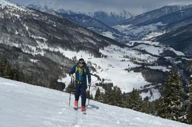 Pistentour zum Sattelberg.