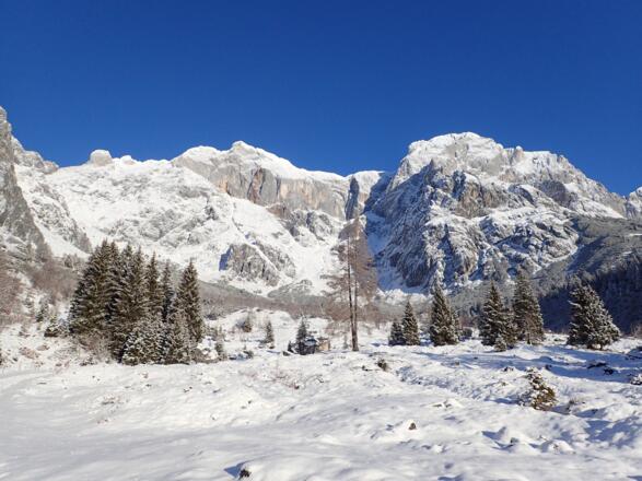Neuschnee im Birgkar