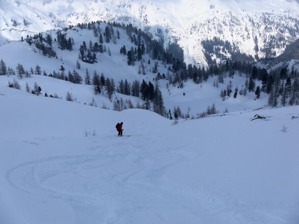 Abfahrt ins Lantschfeld