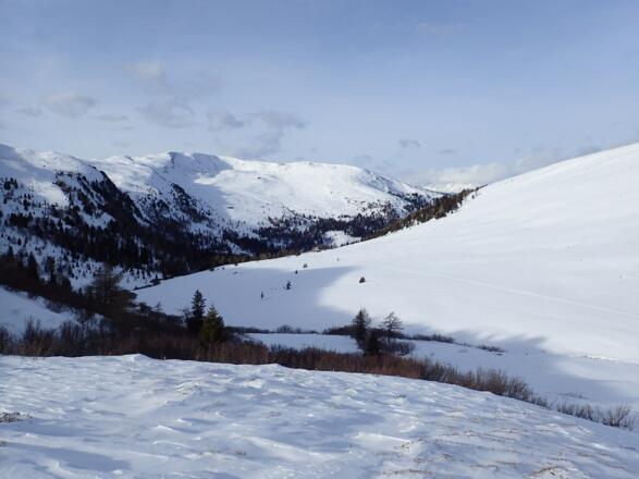 Aufstieg zur Gaipahöhe