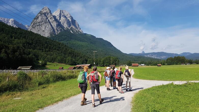 Am Kreuzeck in Richtung Hammersbach