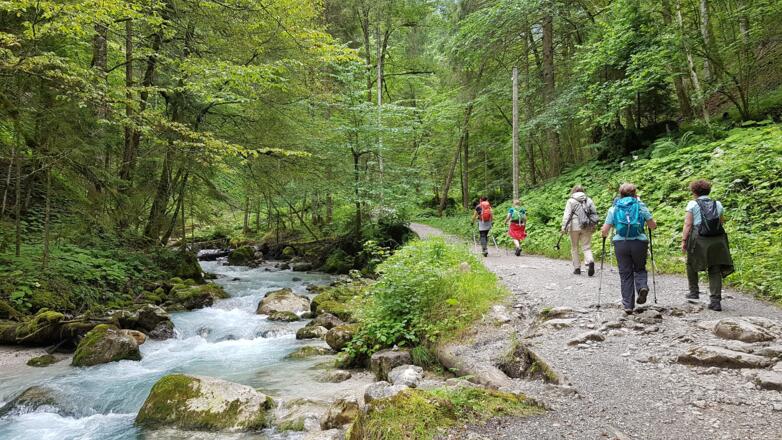 Weg in Richtung Höllentalklamm