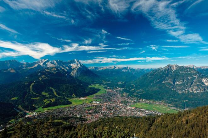 Sommerpanorama Garmisch-Partenkirchen
