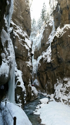 Wintereindrücke in der Partnachklamm