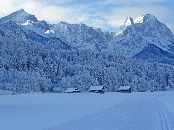 Winterpanorama Garmisch-Partenkirchen