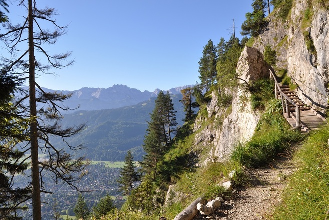 Aufstieg in Richtung Felsenkanzel