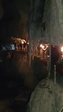 Fackelwanderung durch die Partnachklamm