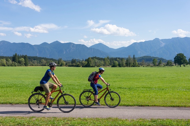 Radfahren am Murnauer Moos