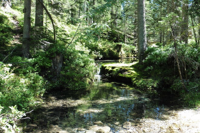 Isarursprung im Hinterautal