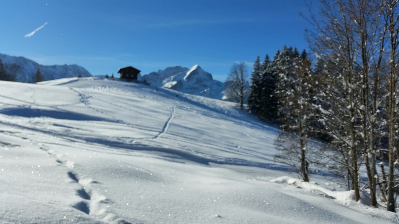 Blick auf die Alpspitze