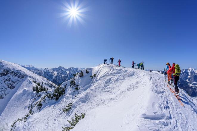 Kein wirklicher Gipfel, aber die letzte Kuppe vor der Einfahrt in die Rossgasse.