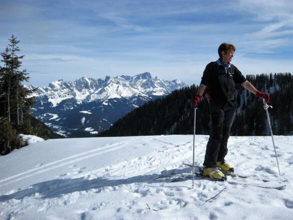 Gosaukamm und Torstein/Dachstein vom Westlichen Brandlbergkopf