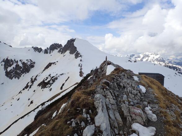 Schwarzkopf vom Gamskogel, links das Schneekar