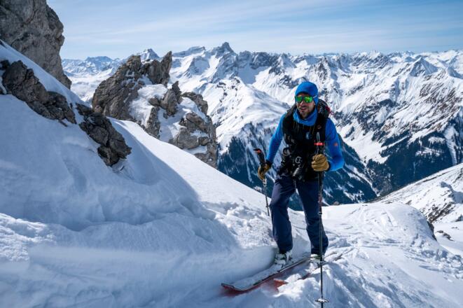 Am Gipfelgrat zur Zwölferspitze.